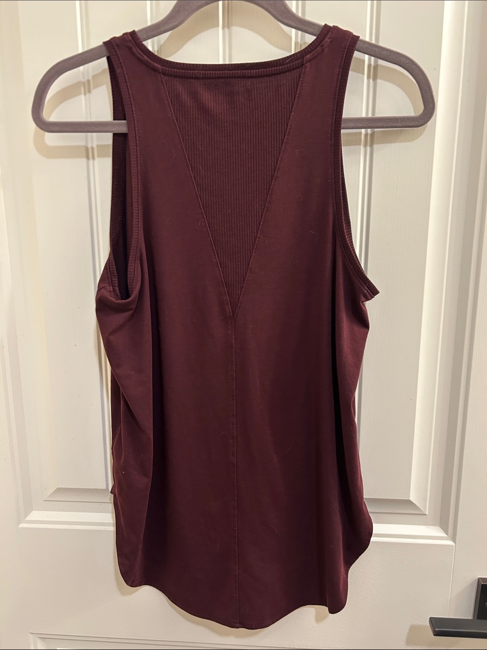 Athleta Women's Wine Scoop Neck Muscle Tank - Picture 3 of 3